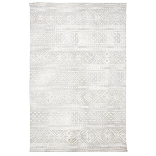 Safavieh 2 ft. 3 in. x 4 ft. Cedar Brook Rectangle Hand-Loomed Rug Silver & Ivory CDR711G-24 - main